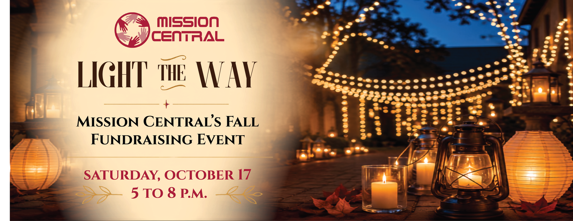 Light the Way Mission Central 2026 Fall Fundraiser